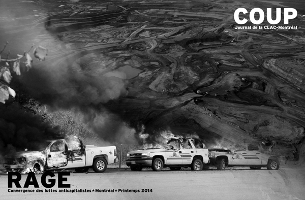Coup/Rage, Journal de la CLAC-Montréal, printemps 2014