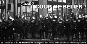 Coup de bélier, Journal de la CLAC-Montréal, printemps 2013