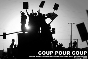 Coup pour coup, journal de la CLAC-Montréal, printemps 2012