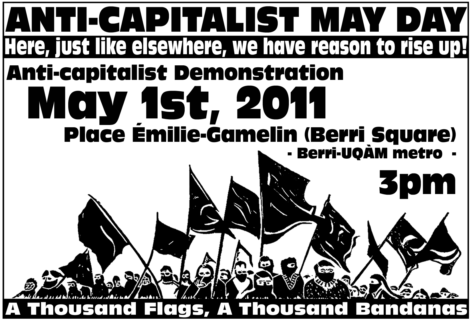 ANTI-CAPITALIST MAY DAY 2011